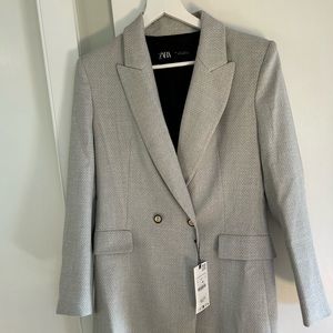 Zara Women’s Dbl Breasted Jacket - Size Large